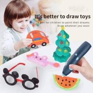 3d Pen For 3d Printing Drawing Pen Usb 3d Pen Plus With Safe Filament Creative Learning For Children Kids As Toys Diy Arts & Crafts Boy Girls Perfect Gift