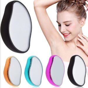 Hair Remover, Crystal Hair Eraser For Women Arms Legs Back Reusable & Washable Portable Manual Epilator Crystal Hair Removal Washable Portable Hair Removal Device Beauty Tool | Random Color