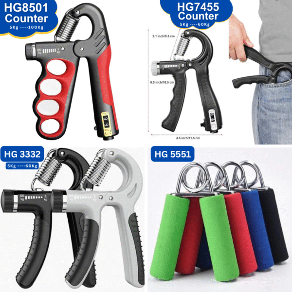 Multiple Hand Gripper for Strength and adjustable function